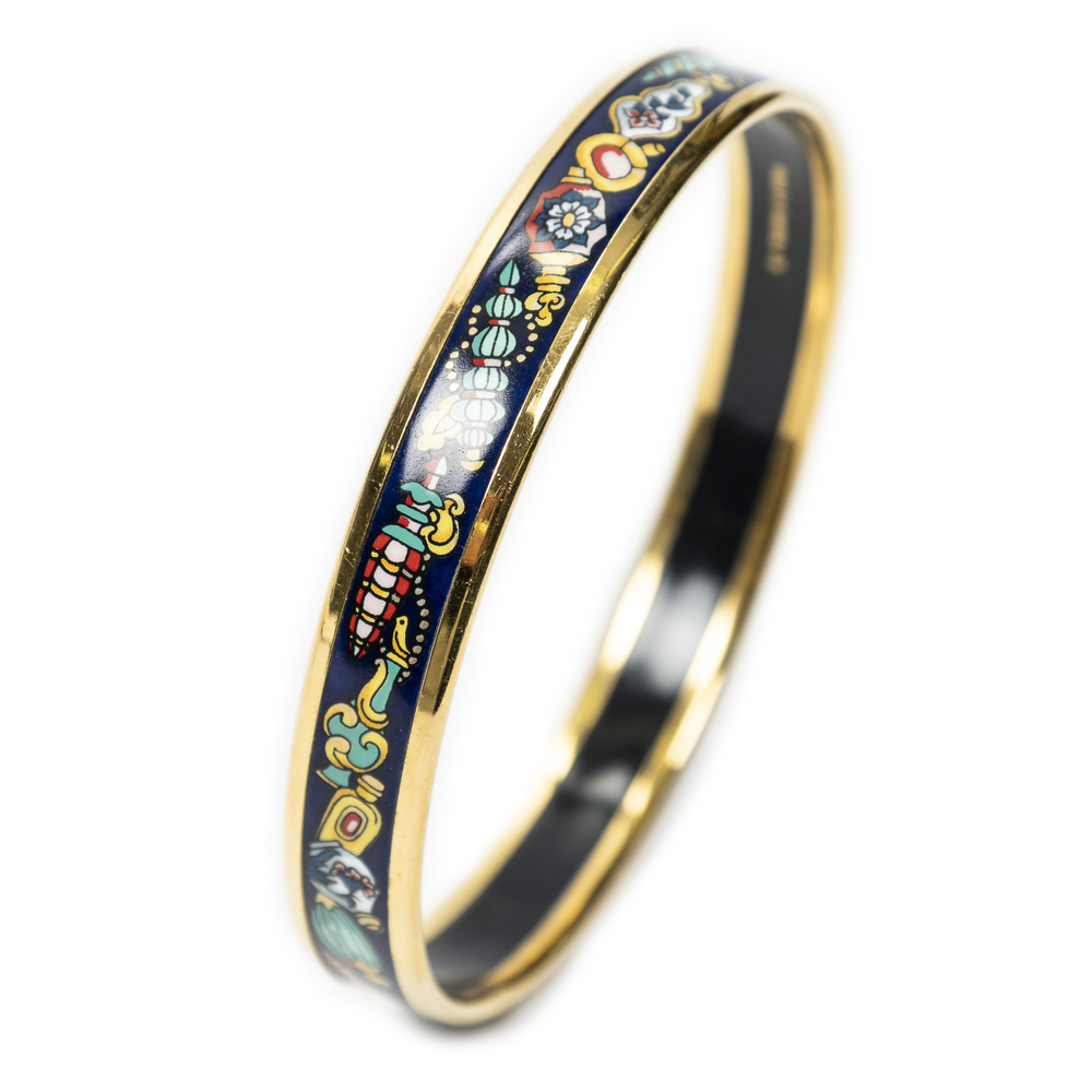 Hermes Enamel Bangle PM
